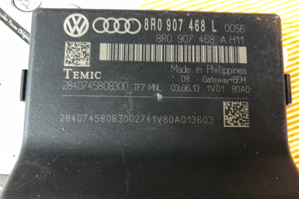 фото №1, Модуль шлюз audi q5 8r 8r0907468l 2013