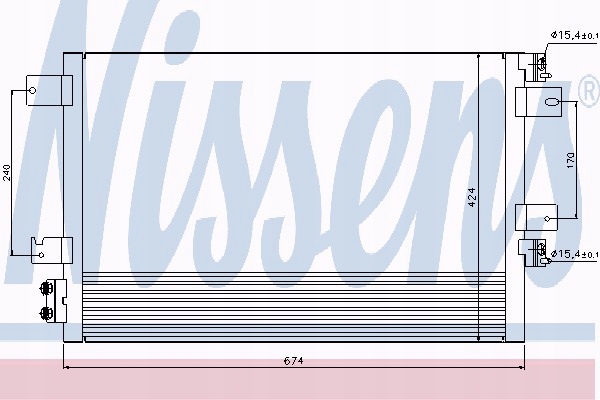 фото №10, Конденсатор nissens 940151 sebring 07-