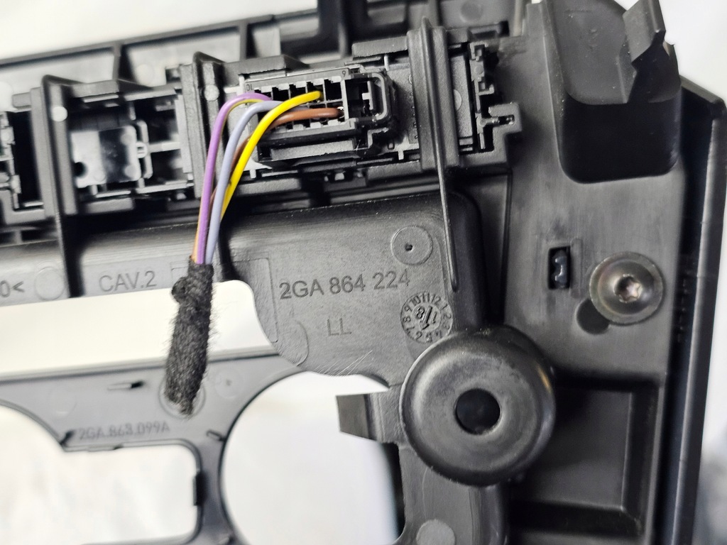 фото №12, Защита dekor туннель среднего консоли панели переключатель панель vw t-roc