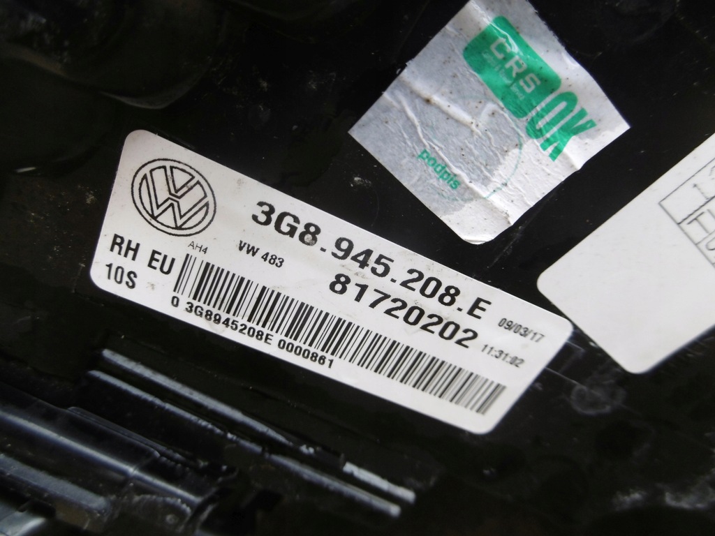 фото №8, Лампа правый задняя vw arteon europa