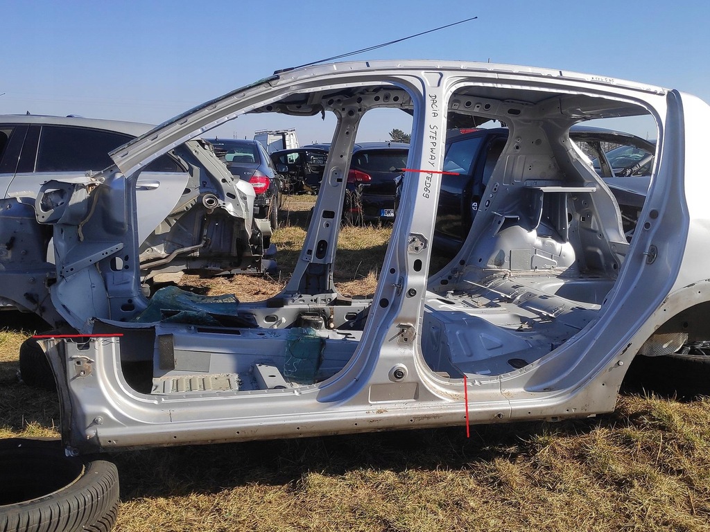 фото №1, Поріг лівий блок двигуна b ted69 stepway dacia sandero ii