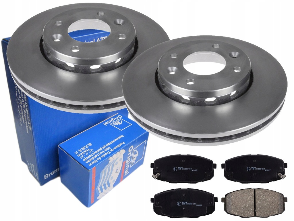 фото №1, Гальмівні диски гальмівні колодки ate перед kia carens ii 280mm