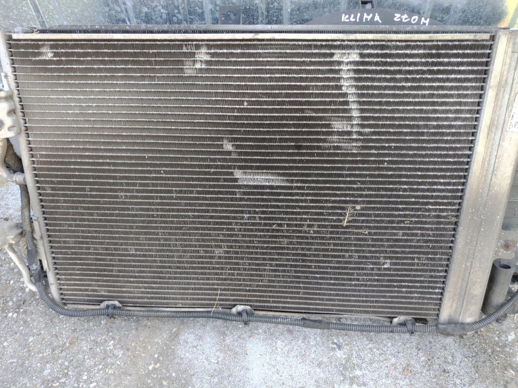 Радиатор воды вентилятор opel zafira b 2 рестайлинг  1.6 benzyn a16xer 2008-2013 Доставка