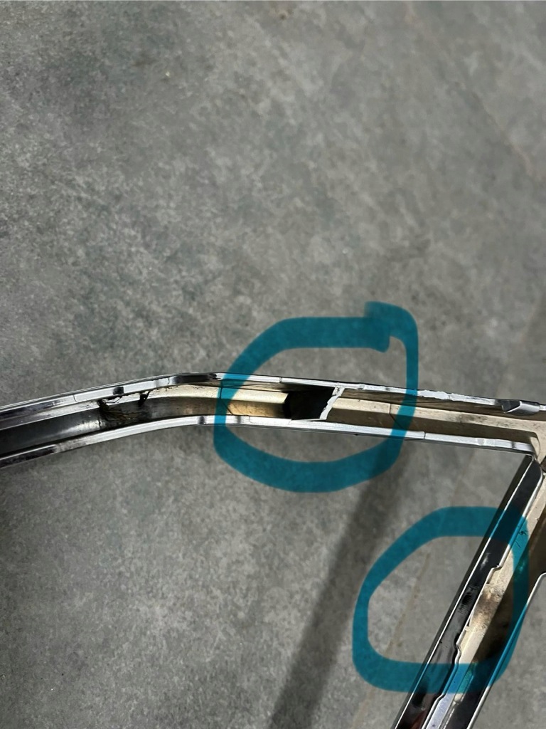 фото №6, Skoda fabia iii 2015- хром рамка решітка решітка хром 6v0853761