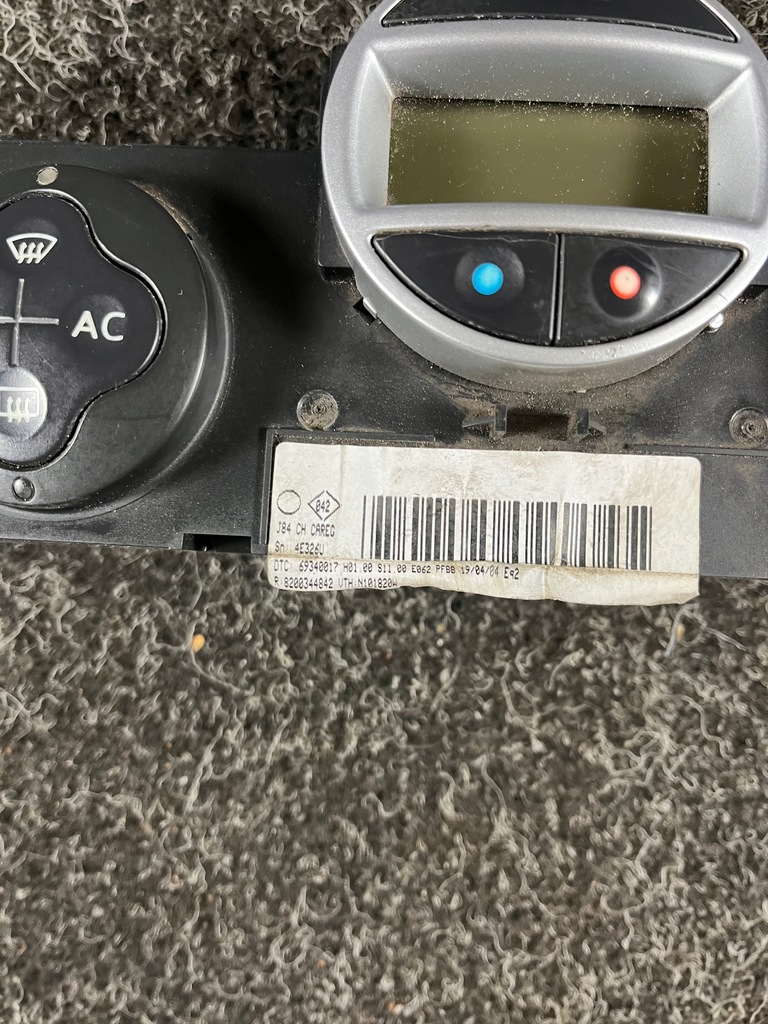 фото №6, Панель керування обдув renault scenic ii 8200344842