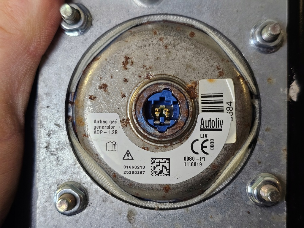 фото №4, Подушка повітряна подушка безпеки пасажира renault clio iv 985250096