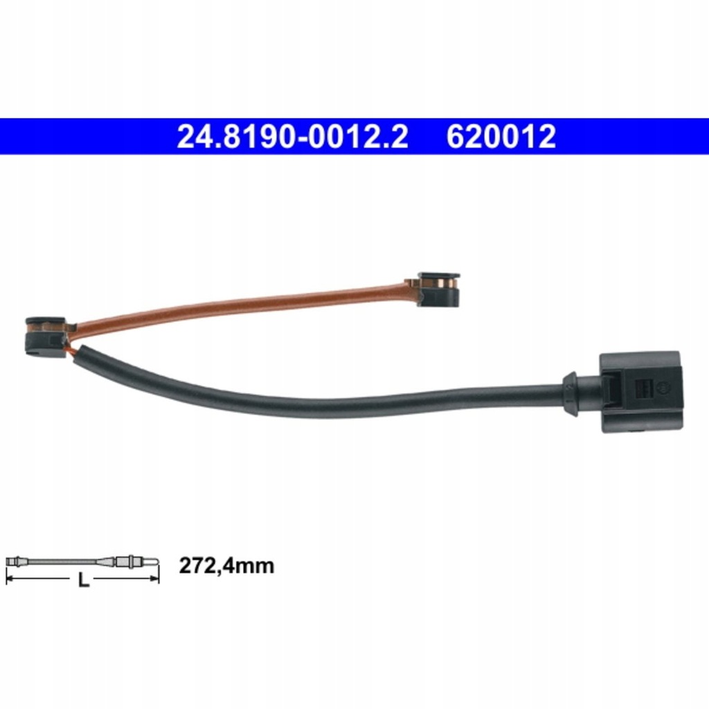 фото №14, Датчик зносу гальмівних колодок audi q7 06-15 272,4mm