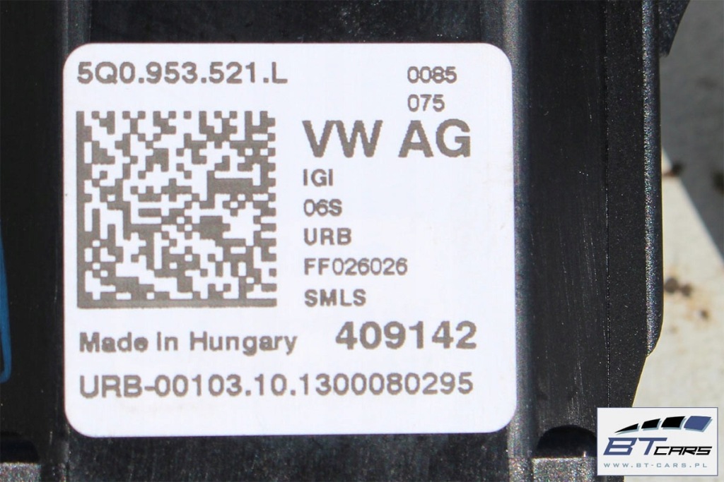 фото №7, Vw golf 7 sportsvan b8 переключатели рычаг 5q0953502n 5q0953521l 5q0 953 502 n