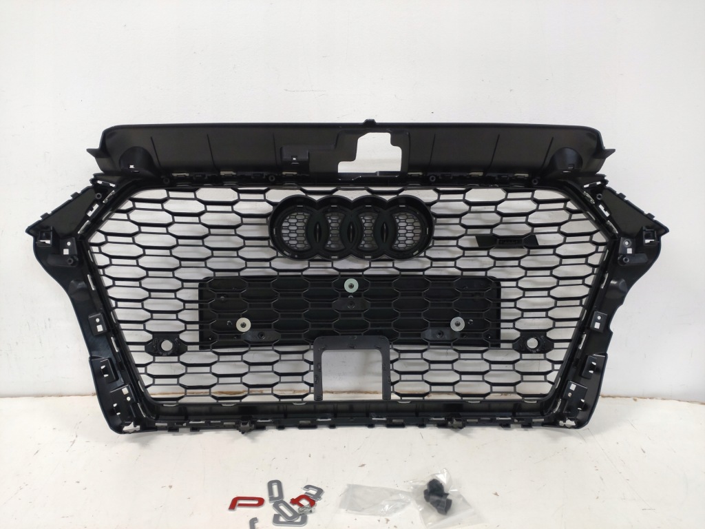 фото №8, Rs3 решітка радіатора audi a3 2017-20 nowa решітка радіатора радіатора full black з pdc acc радар