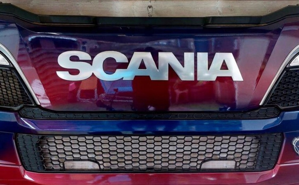 фото №4, Решітка радіатора scania r500 частина верхній