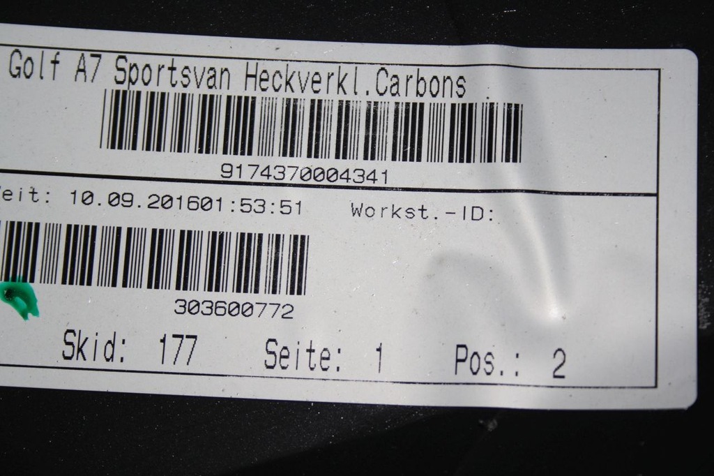 фото №6, Бампер задний vw sportsvan 6 pdc la9w new