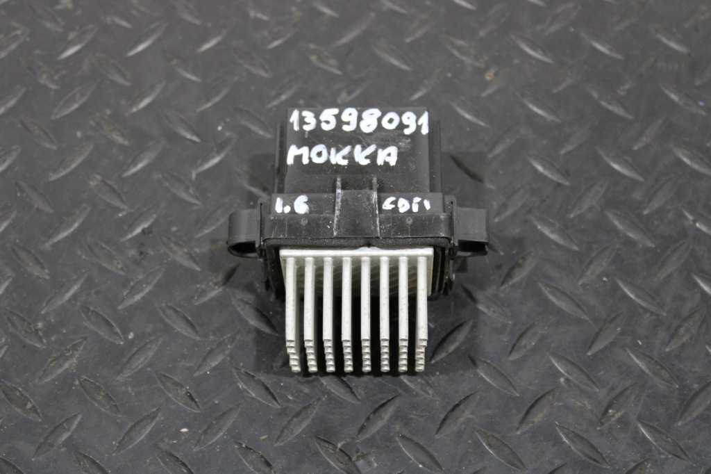 фото №1, Резистор вентилятор opel mokka a i 1 13598091