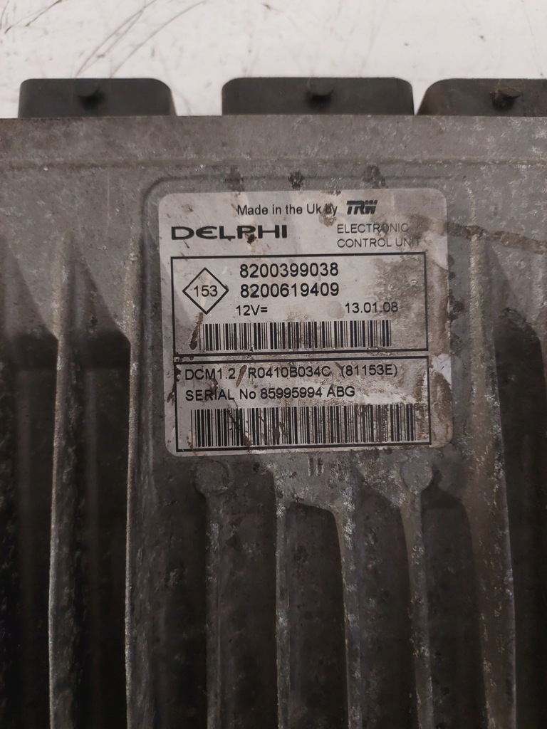 фото №3, Бортовой компьютер двигателя 1.5 dci renault