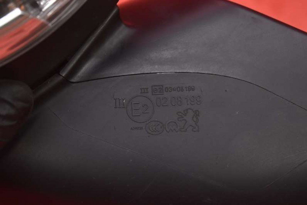 фото №9, Зеркало правое чёрные 0208199 eu peugeot 5008 1 i 09-13 6+2 pin
