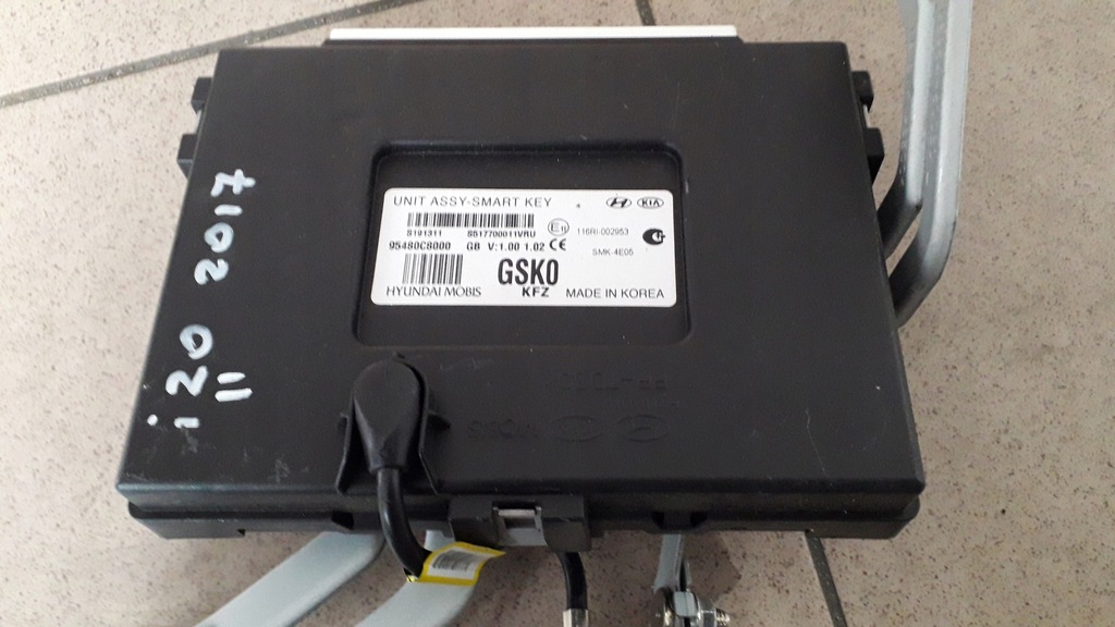 фото №1, Hyundai i20 ii 2015- ii модуль smart key 95480c8000
