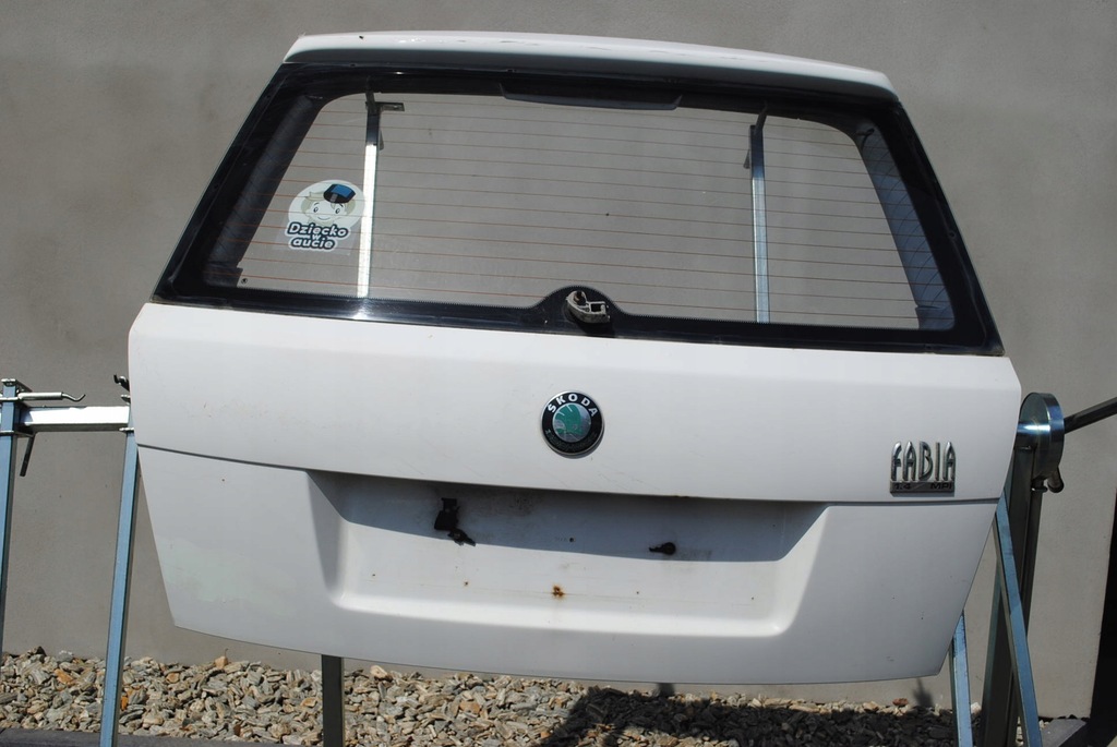 фото №1, Кришка багажника багажника білий skoda fabia i хетчбек