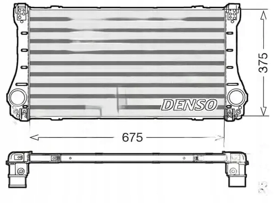 фото №1, Радіатор повітря інтеркулер dit50006 denso