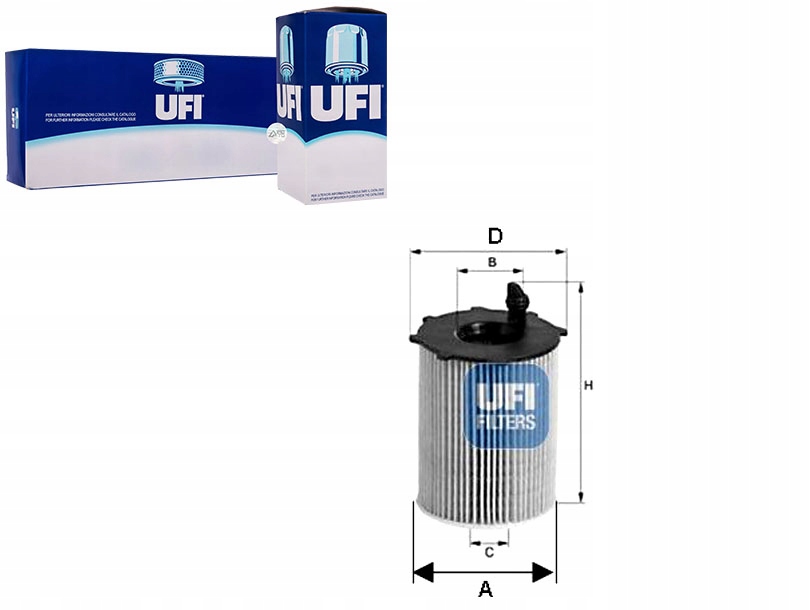 фото №1, Ufi фільтр оливи alfa romeo mito 0.9 twinair 955