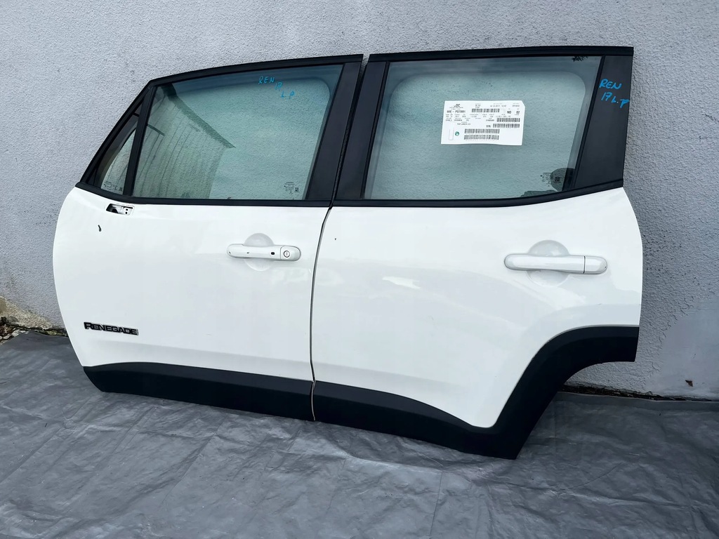 фото №1, Jeep renegade двері ліва передні задні комплект білий 2017-