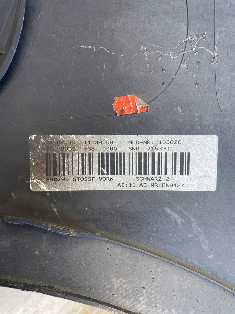 фото №6, Bmw 3 e90 e91 бампер передний перед lift 7153911