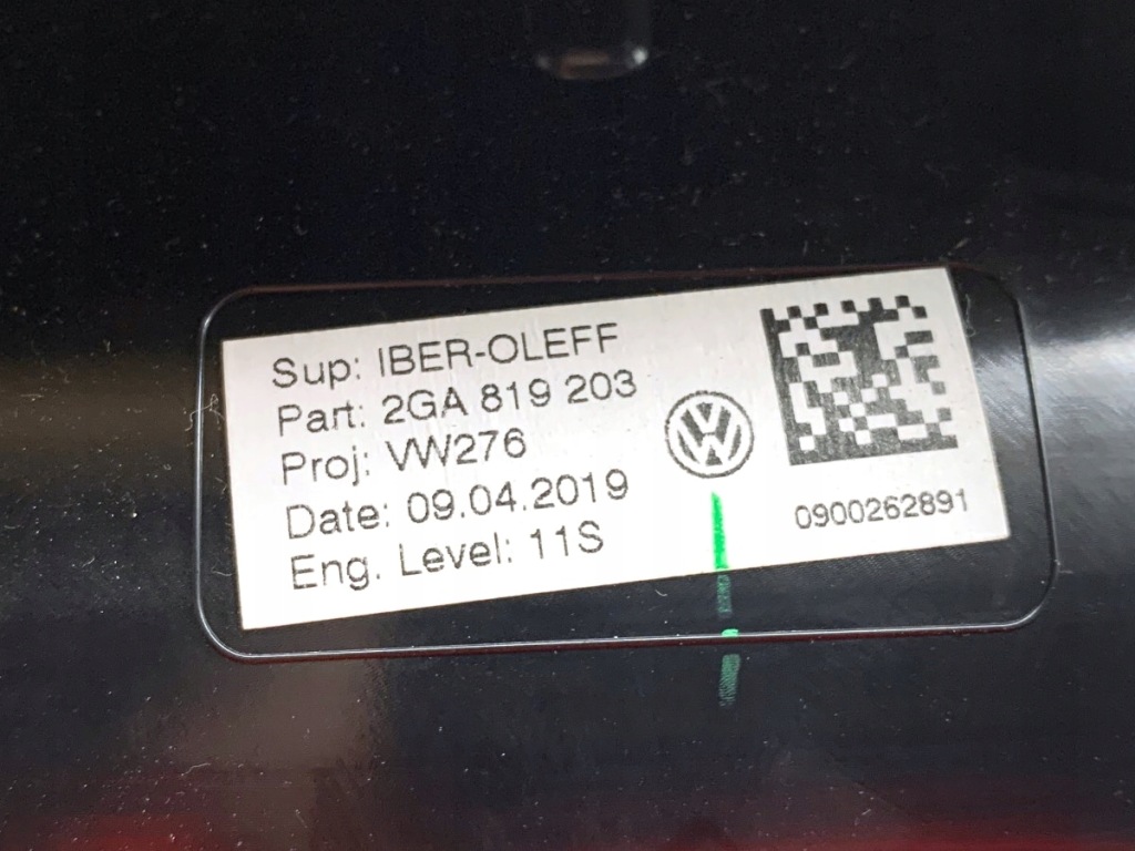 фото №5, Решітка обдув задня vw t-roc 2ga864298 crossover вентиляції задня, панель