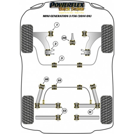 фото №2, Втулка поліуретанова mini generation 3 f56