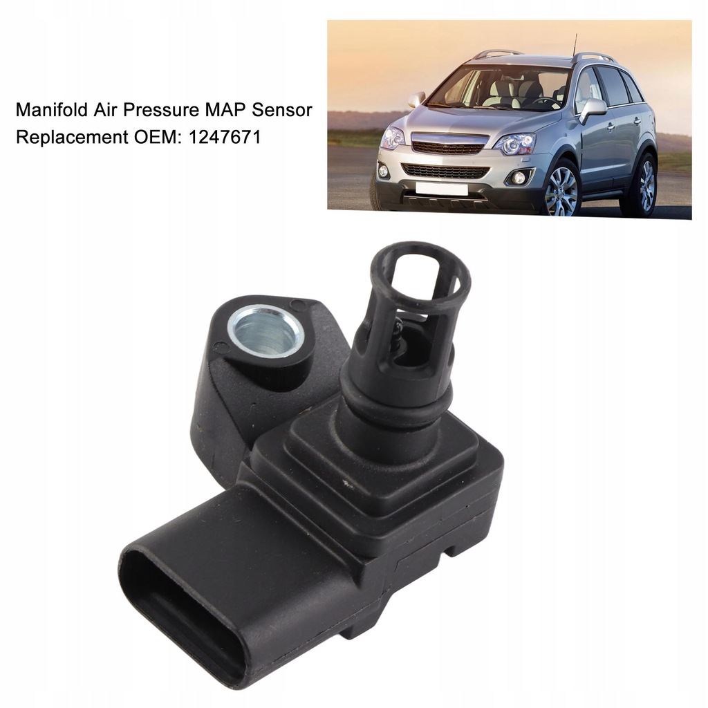 фото №10, Датчик тиску bezwzględnego повітря w колектор 55593802 6e