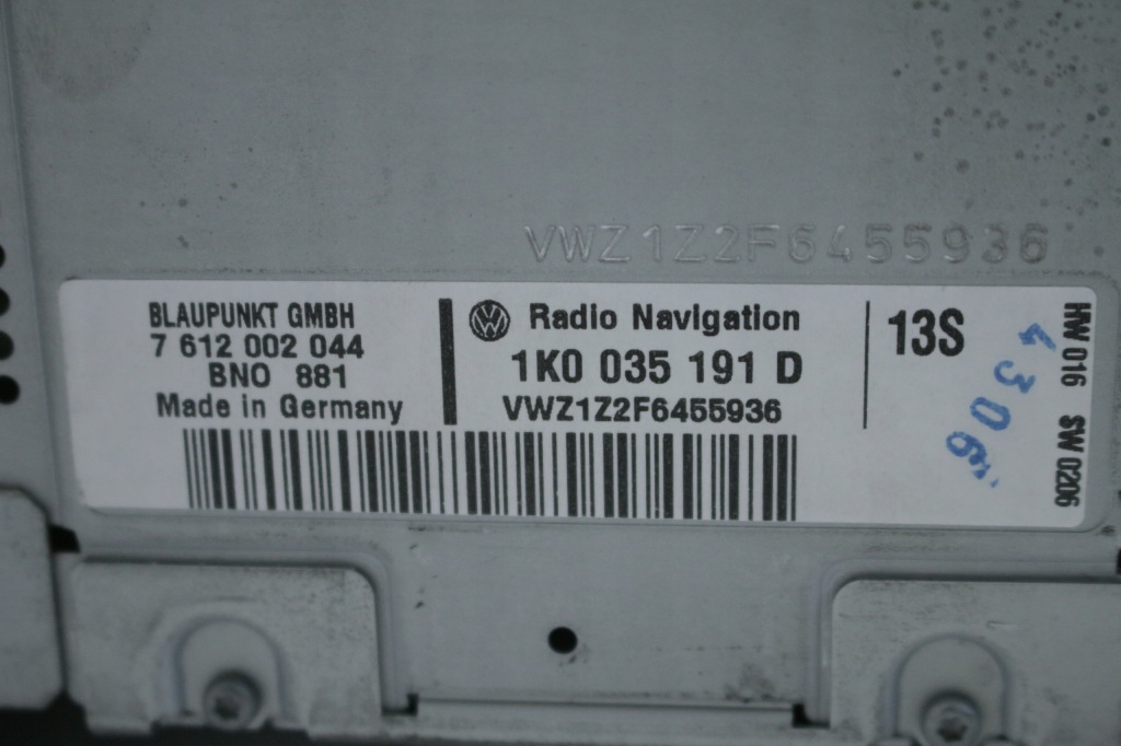 Купить Радио vw golf passat touran 1k0035191d