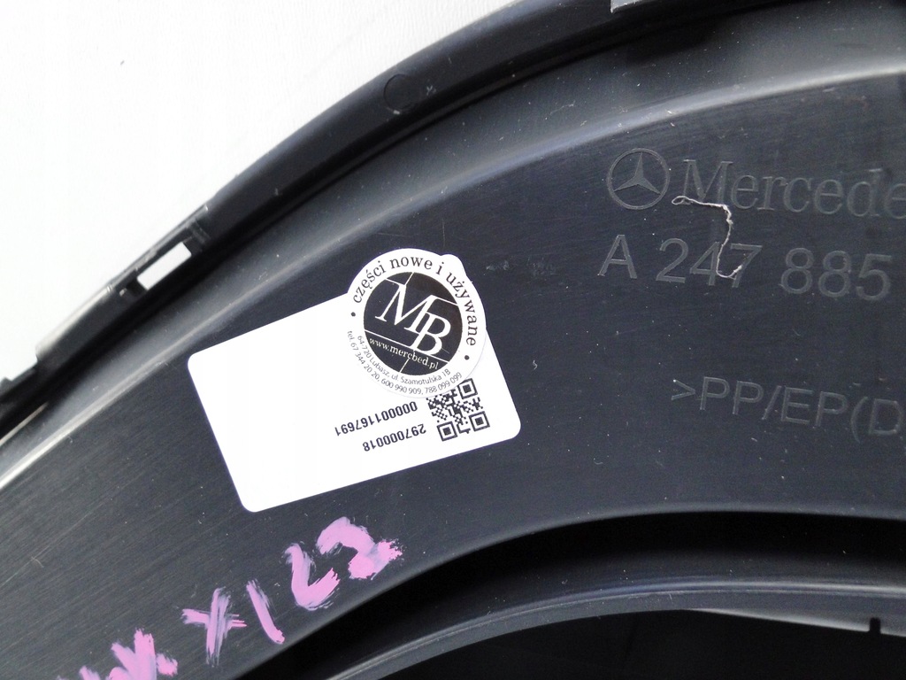 фото №10, Mercedes gla h247 247 решітка середня na датчики pts w бампер передній amg