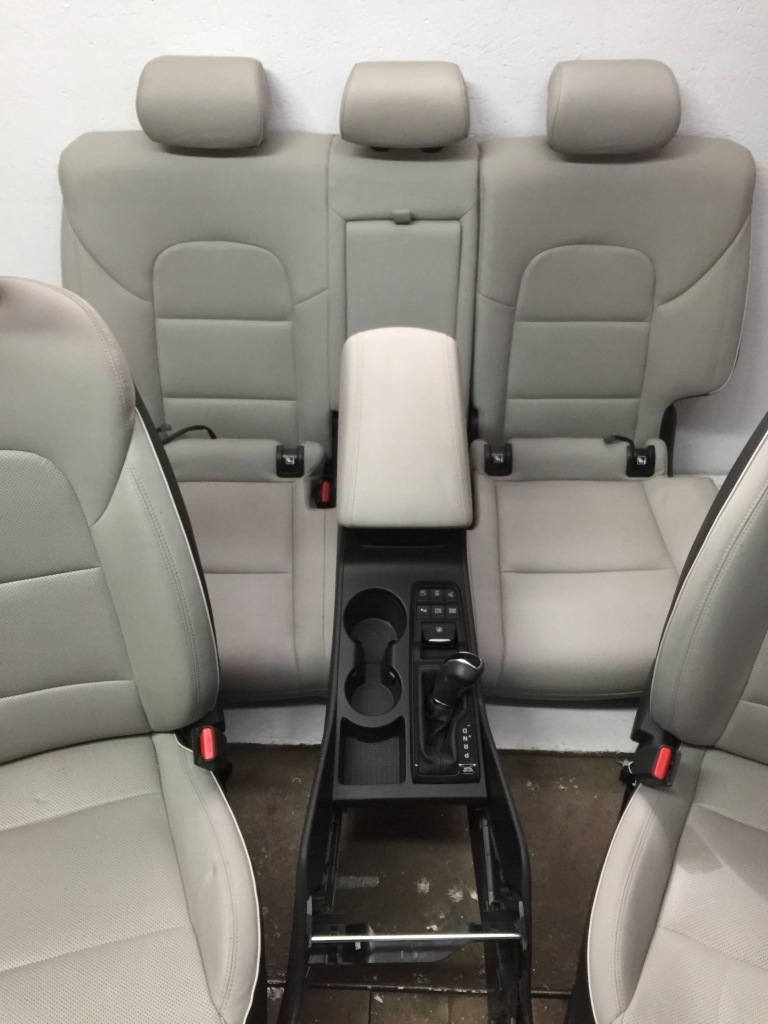 фото №9, Hyundai tucson iii сиденья светлая кожа комплект середина