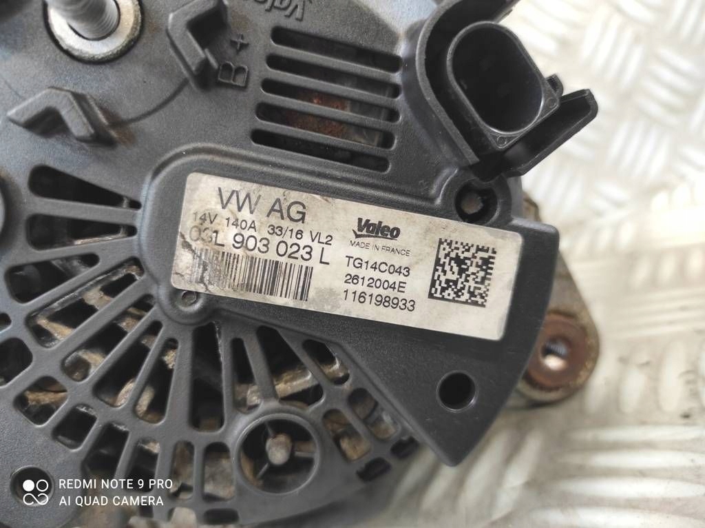 Audi a3 skoda superb octavia 3 vw passat b8 генератор 140a 03l903023l Киев