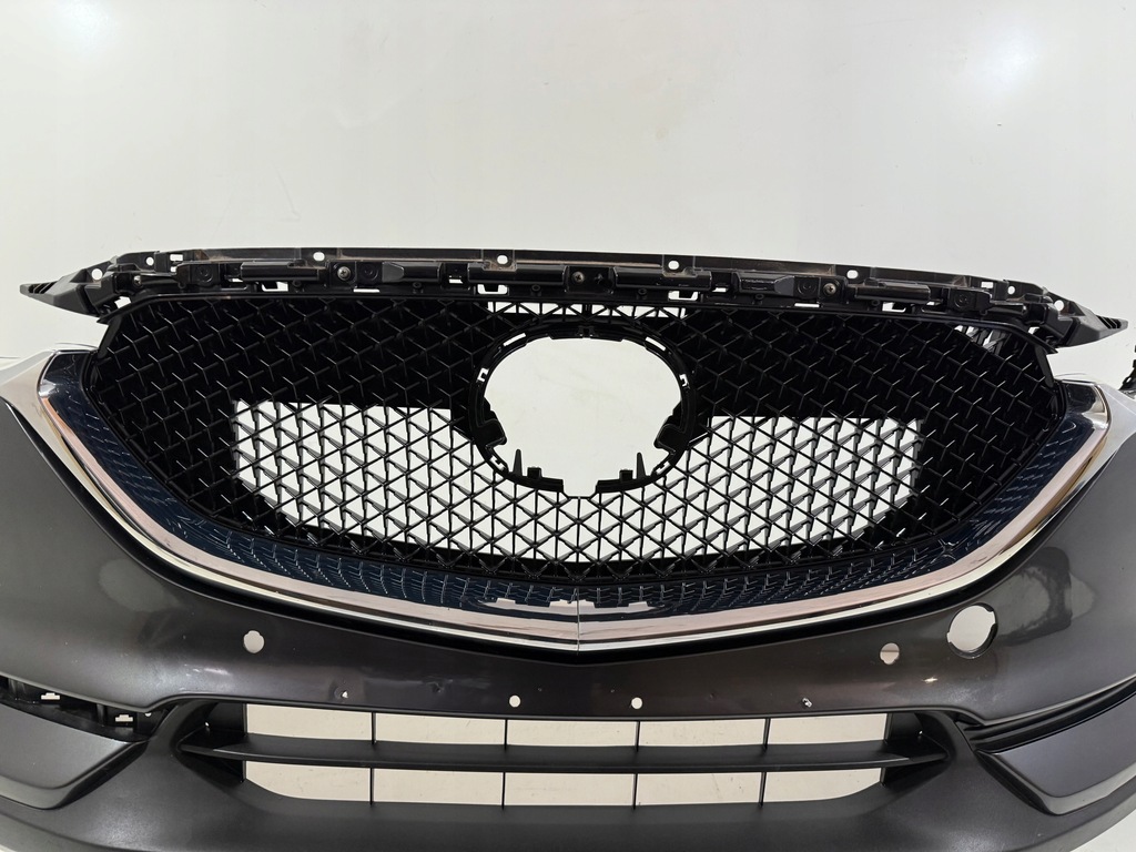 фото №6, Mazda cx5 ii 2 бампер передний перед решётка радиатора хром