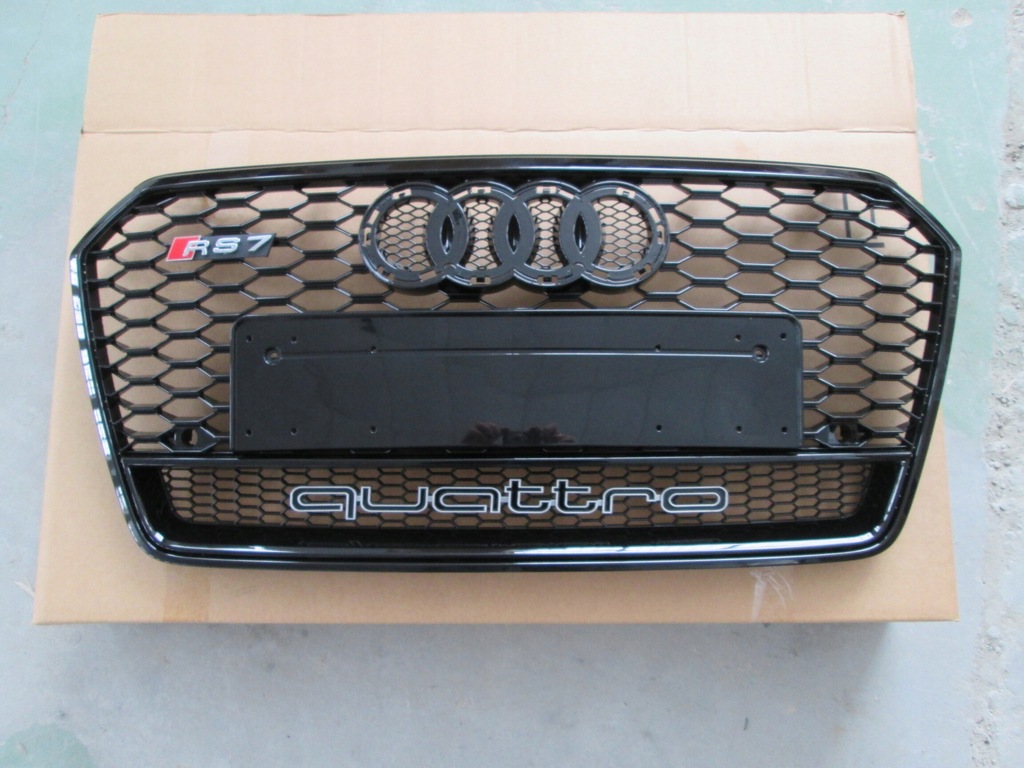фото №5, Решітка радіатора решітка радіатора do audi a7 lift 4g8 2014-2017 стиль rs7 black quattro