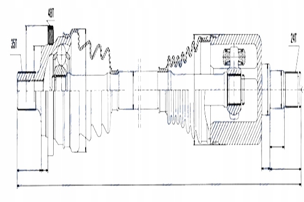 Приводной вал приводная mercedes e klasa w211 s211 4matic 03-10 правая перед Цена