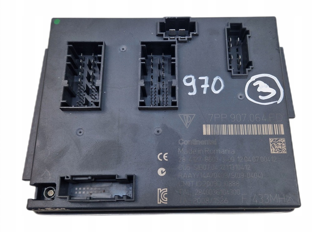 фото №1, Porsche panamera 970 09-16 модуль комфорта 7pp907064fd