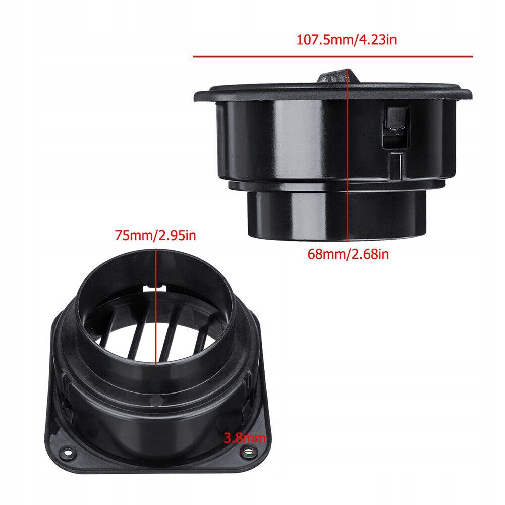 фото №15, Диффузор выход воздуха obracany квадрат новый 75mm