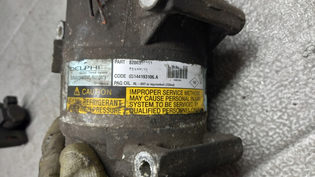 фото №3, Компресор кондиціонера renault megane 1.9dci 04r