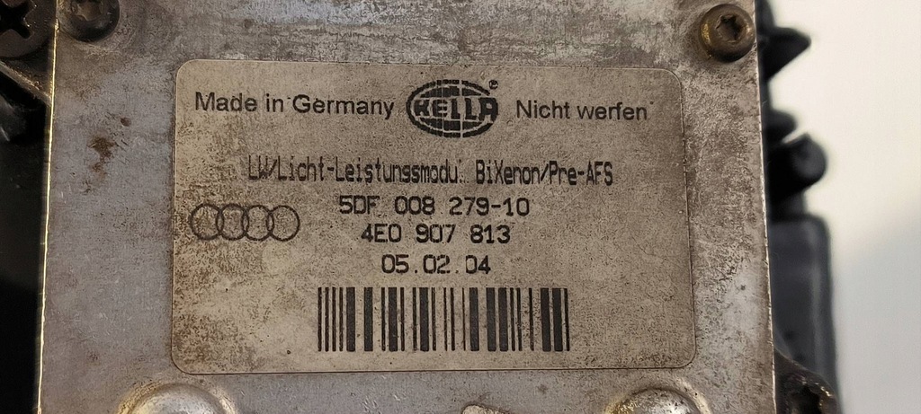 фото №9, Audi a8 s8 d3 4e 2002 лампа передняя 4e0941029ar