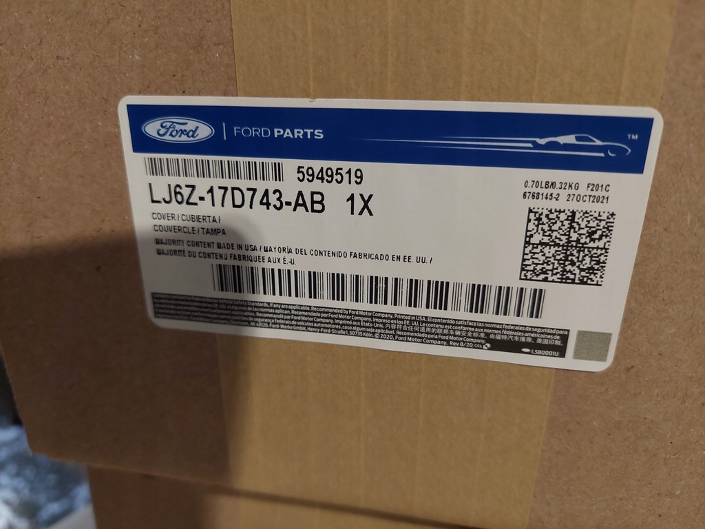 фото №9, Накладка зеркало escape 2020- левая