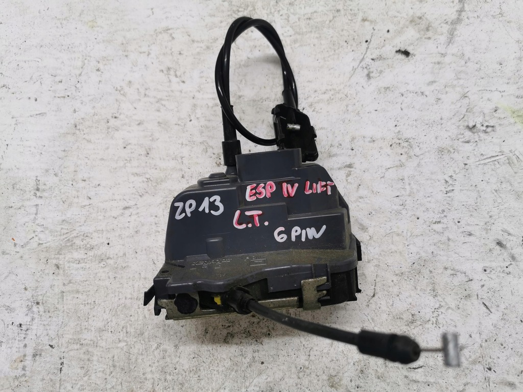 фото №3, Замок дверь левый задняя 6 pin renault espace iv eu