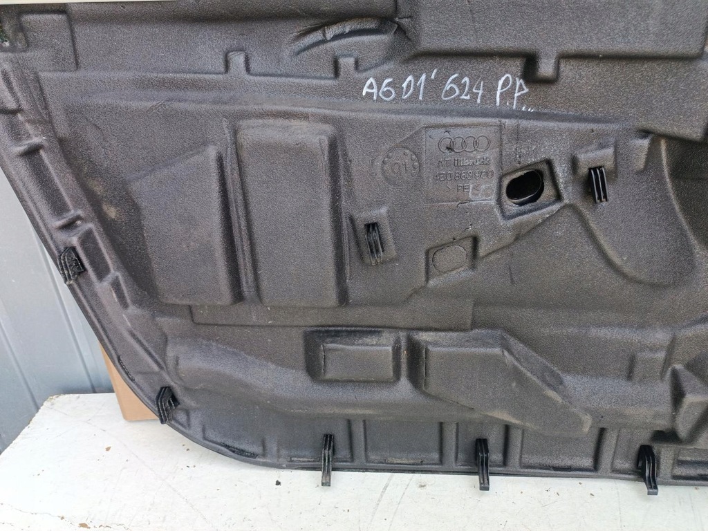 фото №11, Обшивка оббивка двері правий перед audi a6 c5 4b186710624