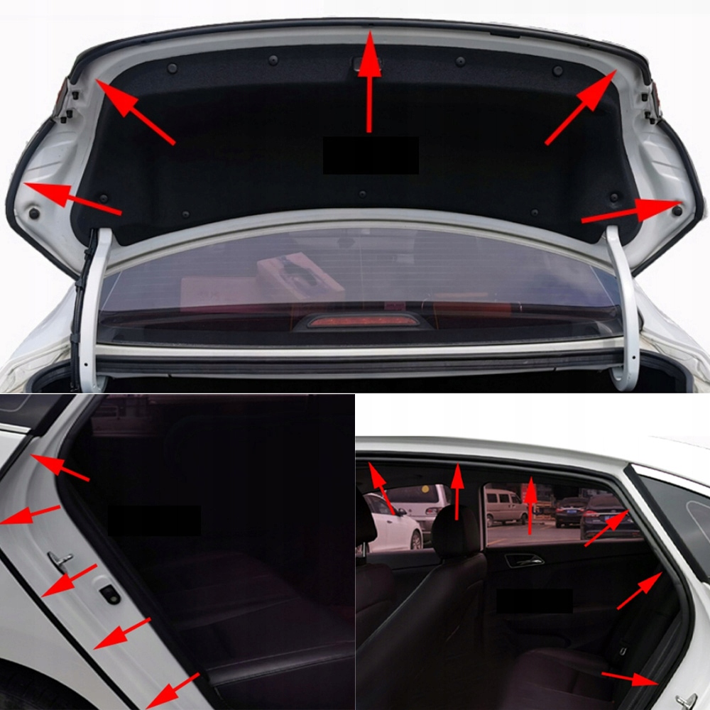 Купити Стрічка ущільнювальна до двері автомобільних 16m, форма l, samoprzylepna