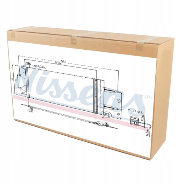 фото №1, Nissens 94628 конденсатор, кондиционер