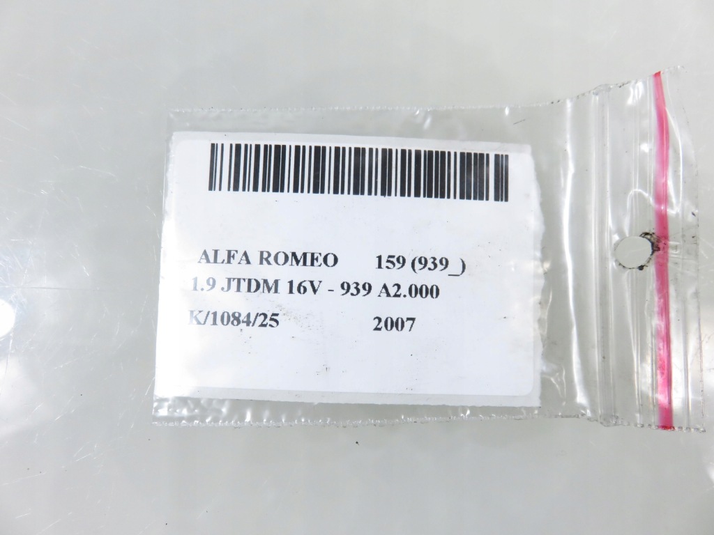 Труба інтеркулер alfa romeo 159 939_ 1.9 jtdm 16v - 939 a2.000 50508204 в Україні