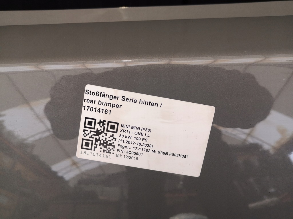 фото №5, Бампер задня mini f56 b71