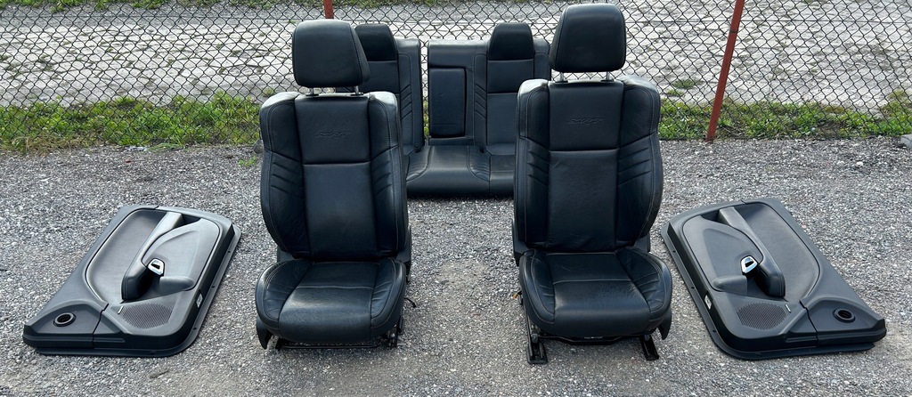 фото №16, Сидіння заднє сидіння обшивки салон шкіра dodge challenger srt hellcat 2015-