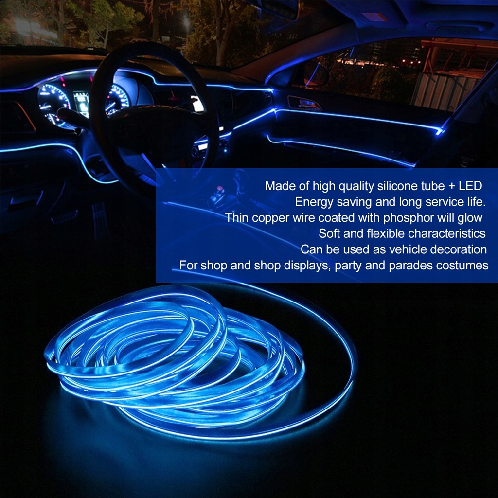 фото №13, 5m/16,4ft авто стрічка led привід прикурювача