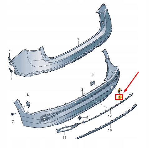 фото №1, Vw taigo cs rear бампер tow eye cover 2g78074419b9