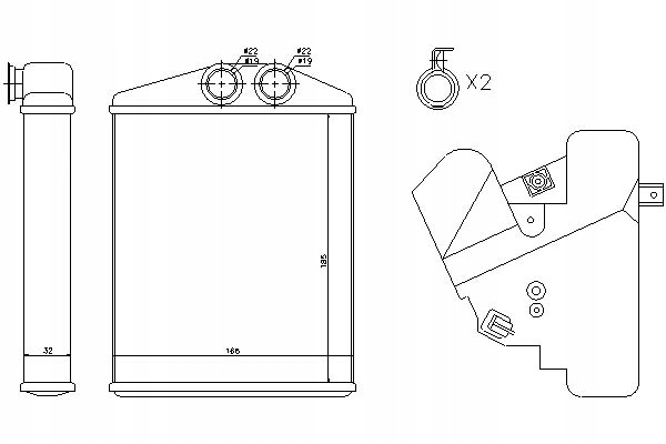 фото №1, Отопитель nissens +gratisy