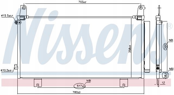 фото №10, Радиатор кондиционера nissens 941223